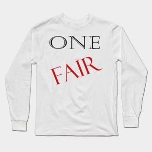 ONE FEAR Long Sleeve T-Shirt